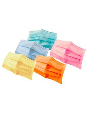 FM01 MASCARILLAS RECTANG. 4 CAPAS VERDE 50u.