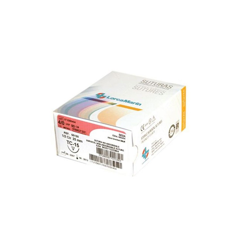 SUTURA SEDA TC-15 3/0 12und