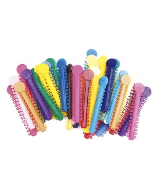 LIGADURA TIE KDM elastica  verde 1040 ud
