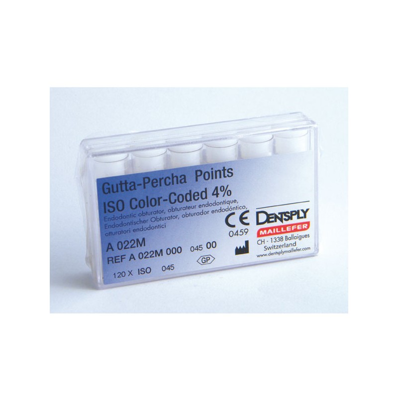 GUTAPERCHA CONICIDAD .04 Nº35 120u. A022M