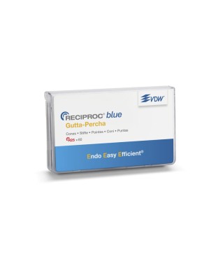 PUNTA GUTAPERCHA RECIPROC BLUE VDW surtido 28 mm 60 ud