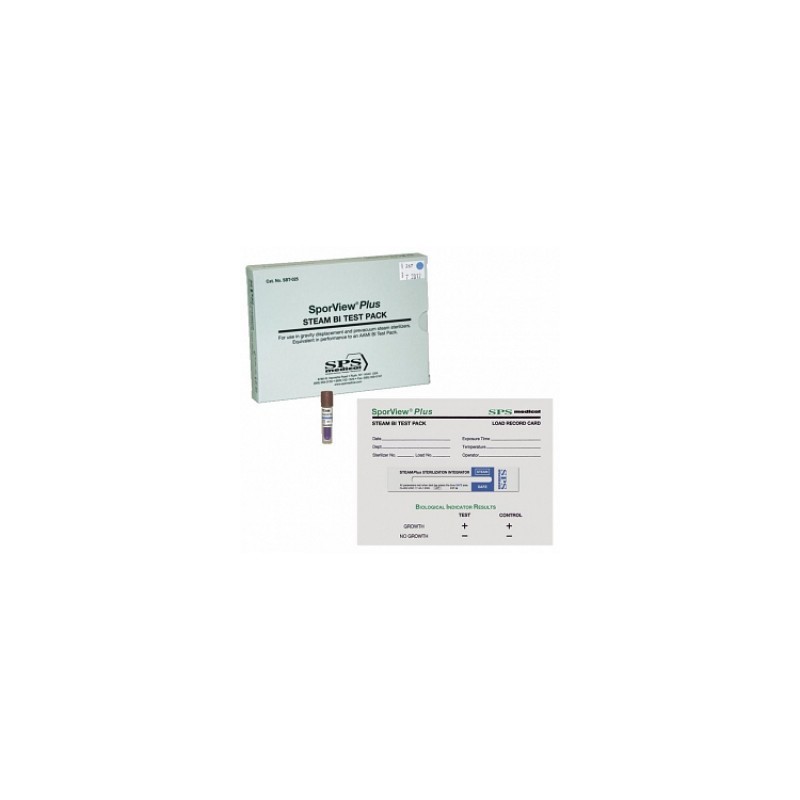 INDICADOR BIOLOGICO SPS MEDICAL esterilizacion p/vapor 25 ud