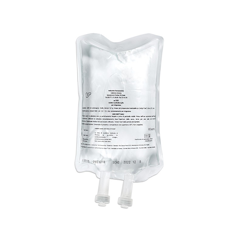SUERO FISIOLOGICO 500ml. 15u.