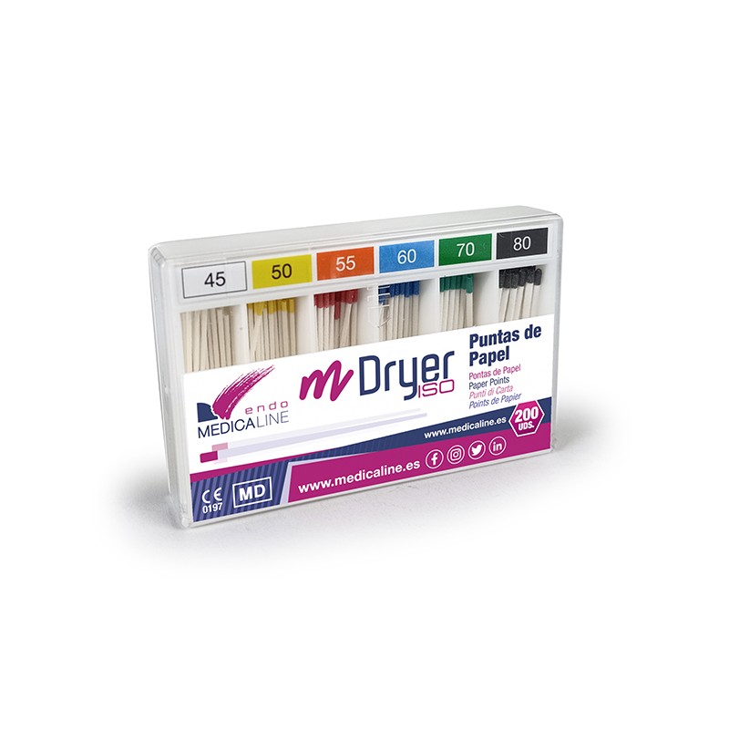 m-Dryer PUNTAS PAPEL PTA.COLOR N.20 200u.