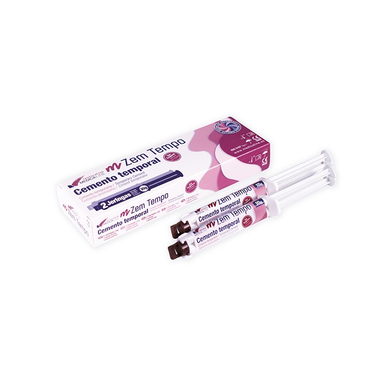 Zem Tempo CEMENTO TEMP. SIN EUGENOL JER. 2x10g.