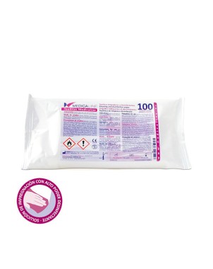 TOALLITAS DESINFECTANTES MEDICALINE REPOS. 100uds.
