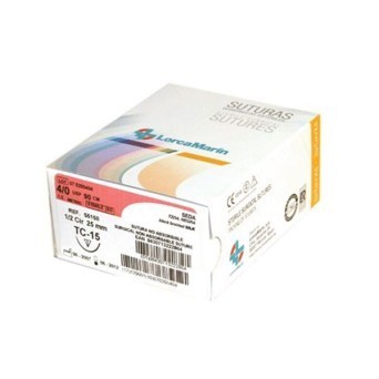 SUTURA SEDA C-10 4/0 12und