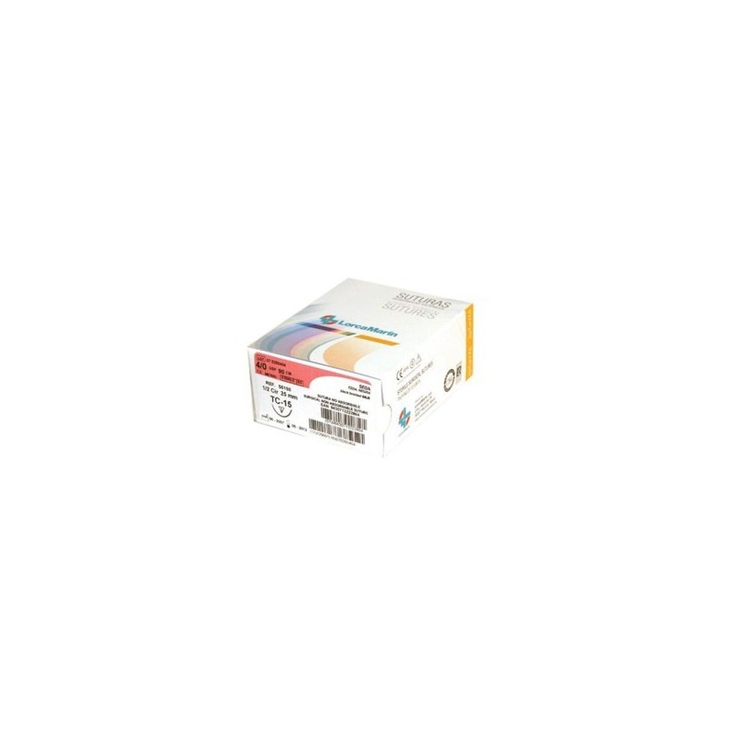 SUTURA SEDA C-10 4/0 12und
