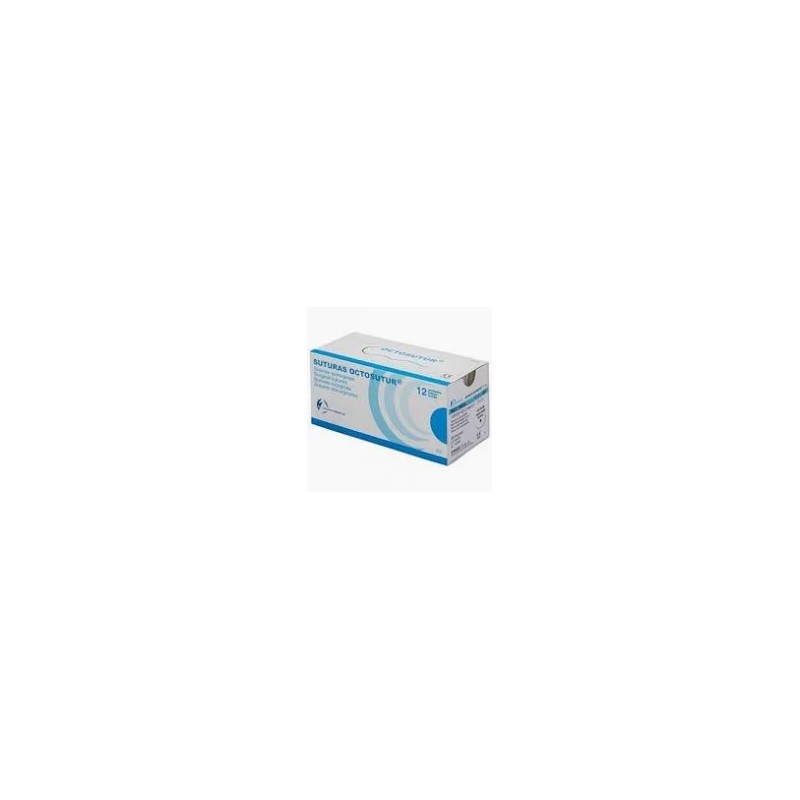 OCTOSUTUR SEDA 3/8 CIRC.TRI.2/0 19mm.75cm.12und.