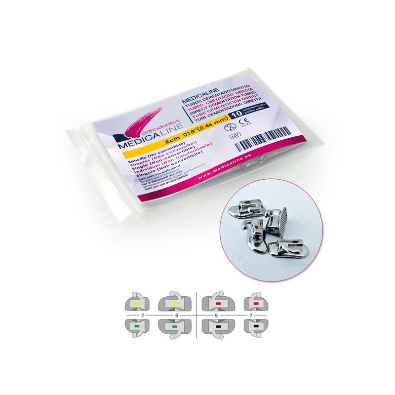 Tubos ML cementado directo MBT .022 LR6 10u.