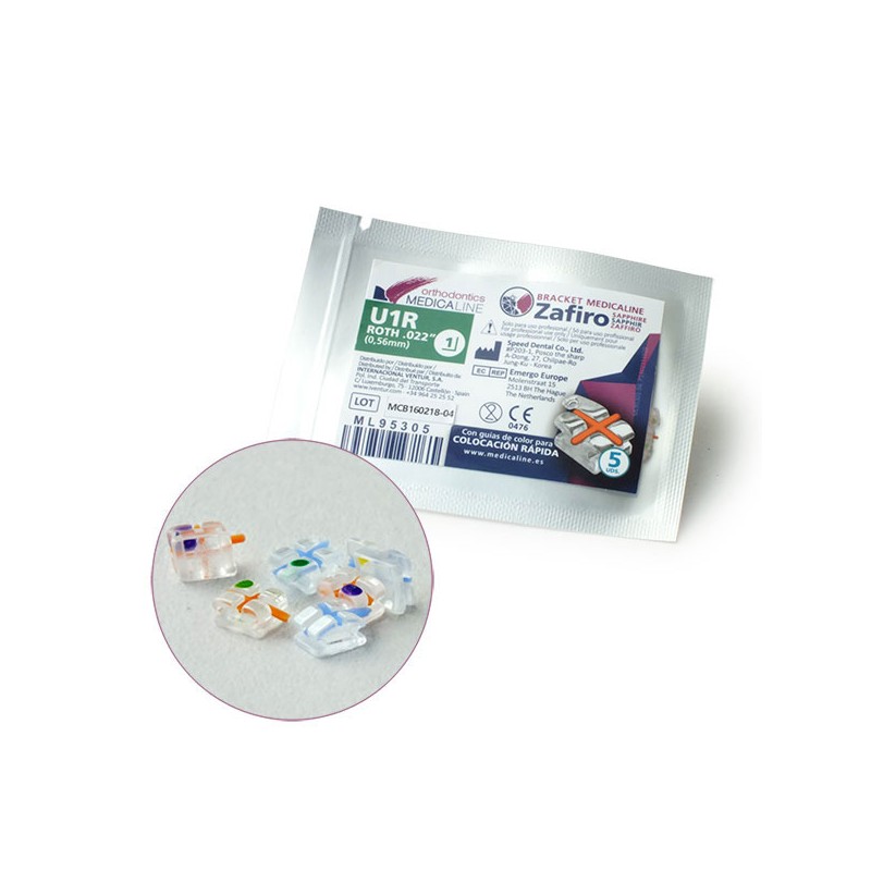Bracket ML Zafiro Roth .022 L1/2L rep 5u.