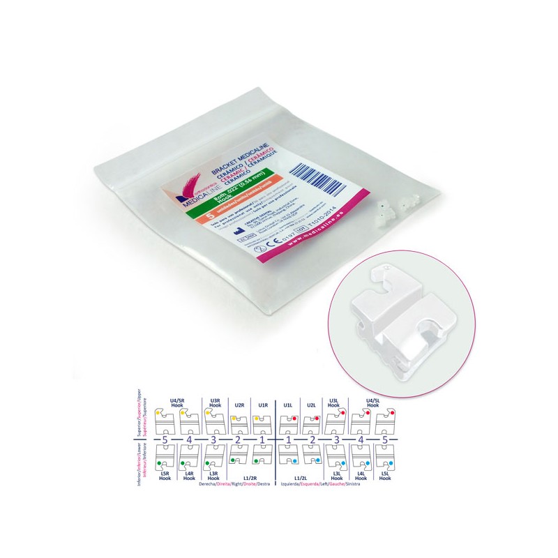Bracket ML Cerámico MBT .022 L1/2R rep