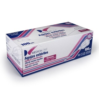 AGUJAS MEDICALINE 30G X-CORTA 0,3x12mm 100uds.