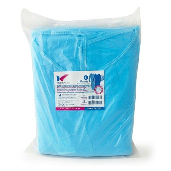 BATA AZUL L 120x140cm 30g PUÑO ELASTICO TEJIDO 10u