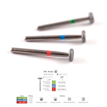 909C-039 FRESA FG DIAMANTE FIG 068 GRUESO 5 U.