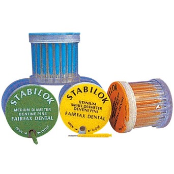 STABILOK PINS amarillo titanio 0,6 mm 20 ud
