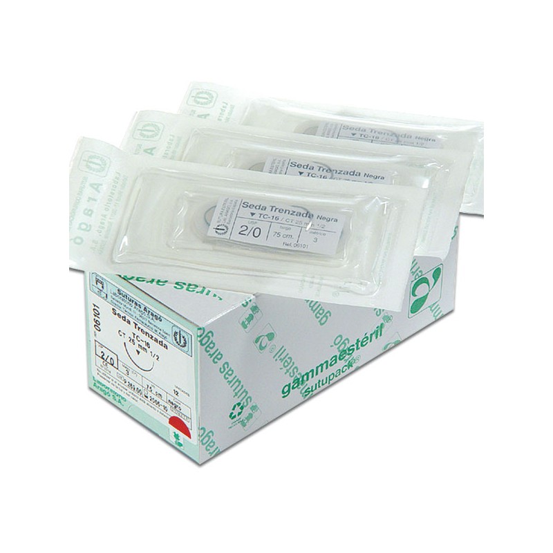 SUTURA SEDA TC-16 3/0 12und