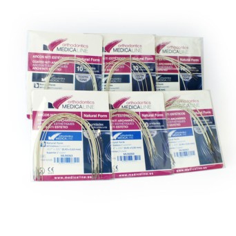 ARCO ML NITI ESTETICO RECT.INF .016x.022 NAT.F.10u