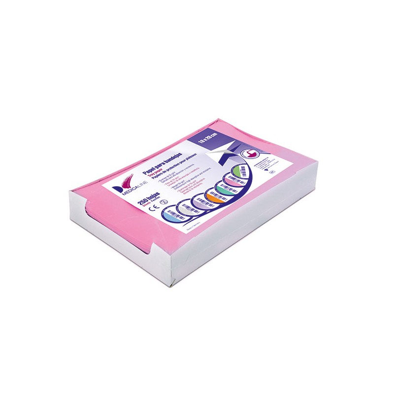 PAPEL ABSORB. BANDEJAS ROSA 18x28cm. 250u.