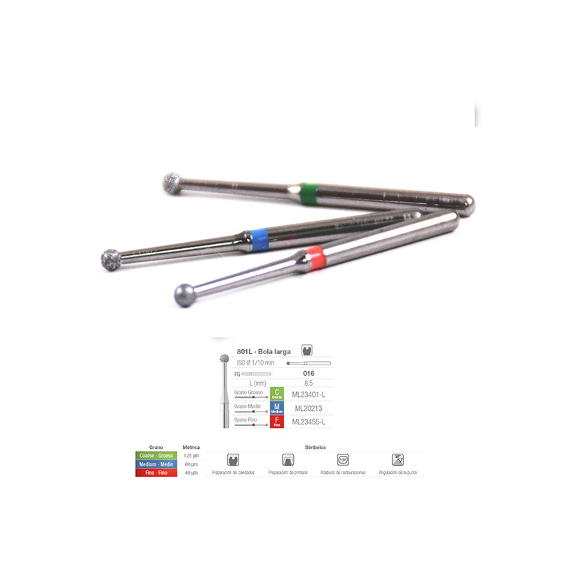 801LM-016 FRESA FG DIAMANTE FIG 697 MEDIO 5 U.