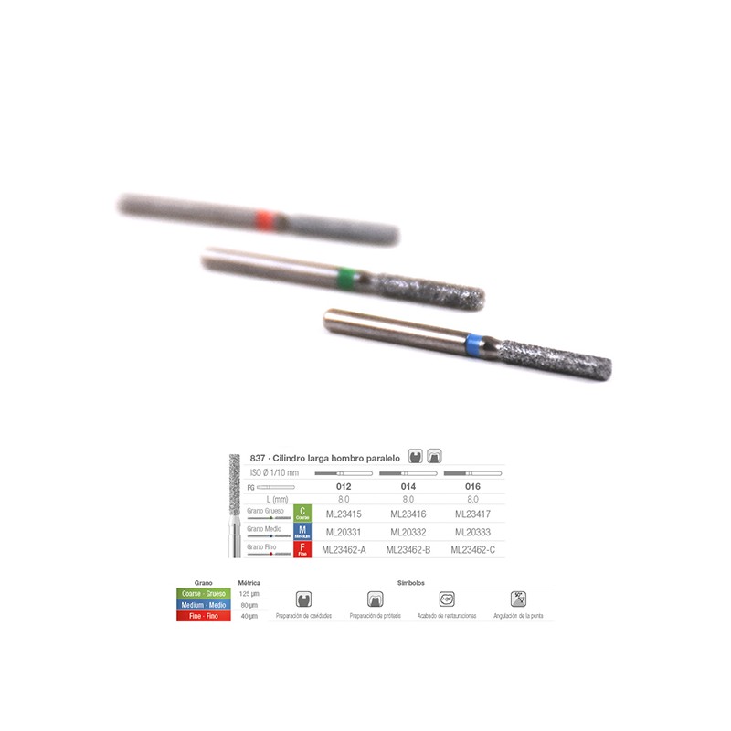 837C-012 FRESA FG DIAMANTE FIG 111 GRUESO 5 U.