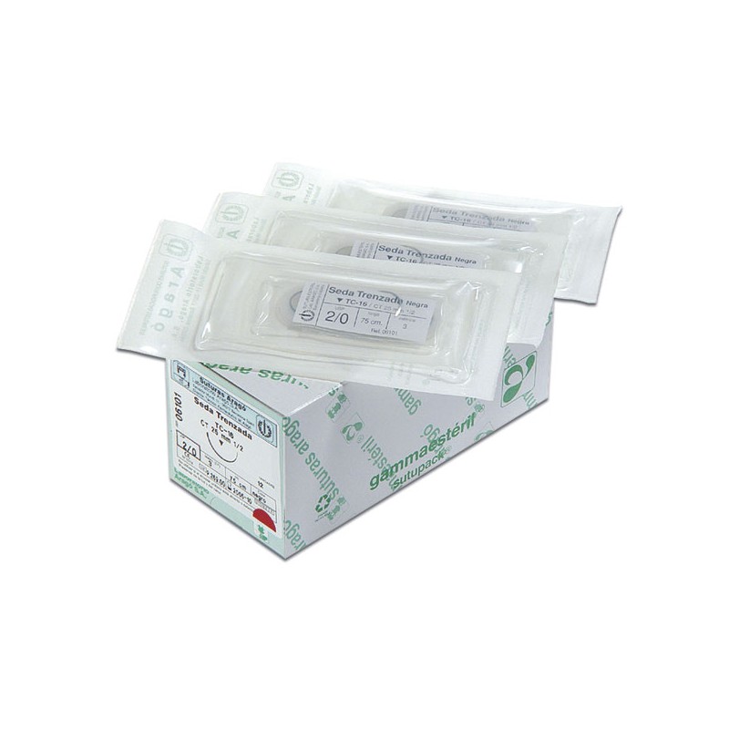 SUTURA SEDA TC-12 2/0 12und