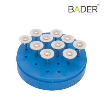 Cepillo para Contra Ángulo Pelo Cabra Blanco 13 mm BADER