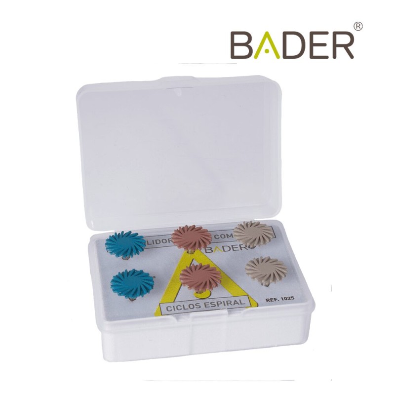Kit Pulidores de Composite Ciclos Espiral Bader