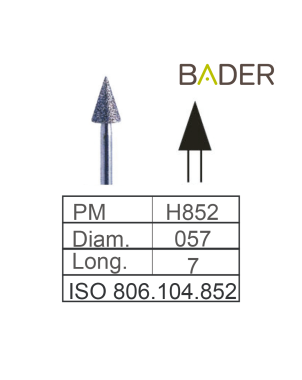 Fresas de Diamante HP ISO.806.104.001.852.057 Bader