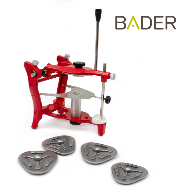 Articulador de 3 puntos balanceado con 4 pletinas BADER