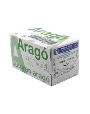 SUTURA A.POLIGLICOLICO TB-12  4/0 12u.