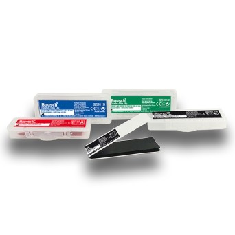 GNATHO FILM BAUSCH 20 x 60 mm 1 cara 16 µ negro 50 bandas