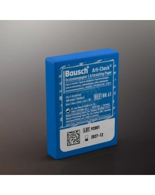 PAPEL ARTICULAR BAUSCH precortada azul 40 µ 200 ud