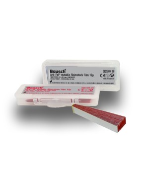 ARTI-FOL BAUSCH metalico 1 cara 8 mm rojo 12 µ 100 tiras