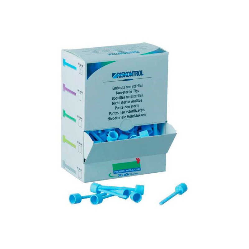 201665 RISKONTROL PTAS. NO ESTER. AZULES 250und.