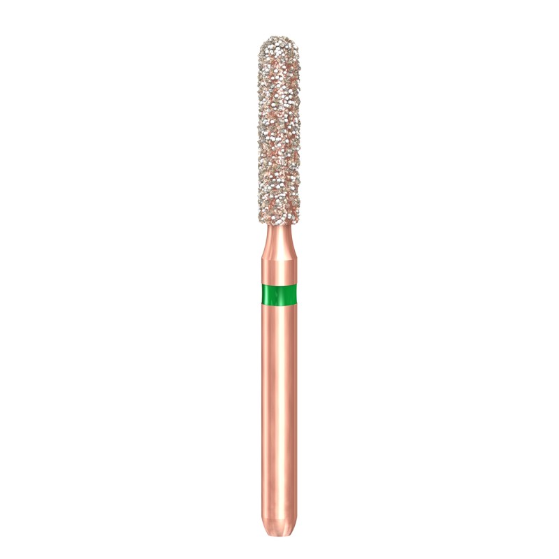 KP6881.314.016  KOMET FRESA DIAMANTE CILINDRICA REDONDEADA TURBINA ø 016  5 ud.