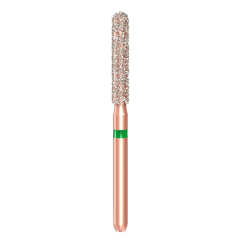 KP6882.314.012  KOMET FRESA DIAMANTE CILINDRICA REDONDEADA TURBINA ø 012  5 ud.