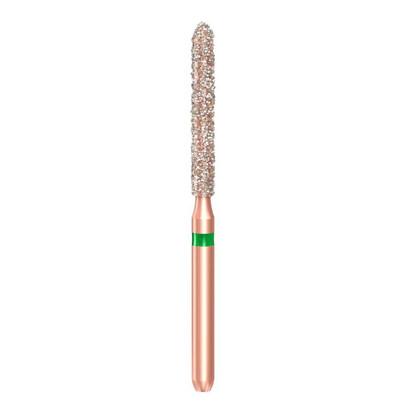 KP6879L.314.014  KOMET FRESA DIAMANTE TORPEDO CONICO TURBINA ø 014  5 ud.