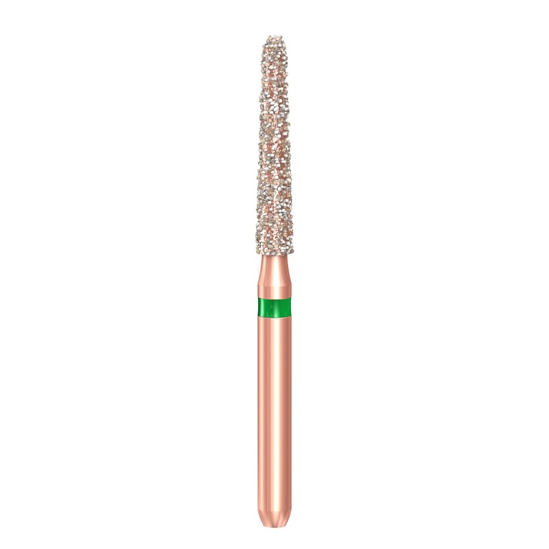 KP6879K.314.018  KOMET FRESA DIAMANTE TORPEDO CONICO TURBINA ø 018  5 ud.
