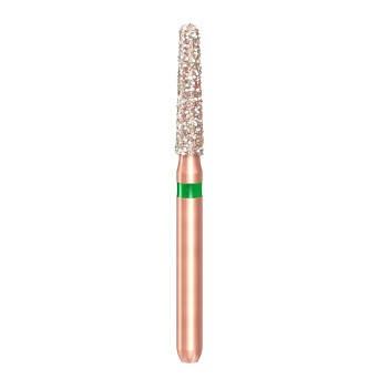 KP6847KR.314.016  KOMET FRESA DIAMANTE CONICA HOMBRO REDONDEADO TURBINA ø 016  5 ud.
