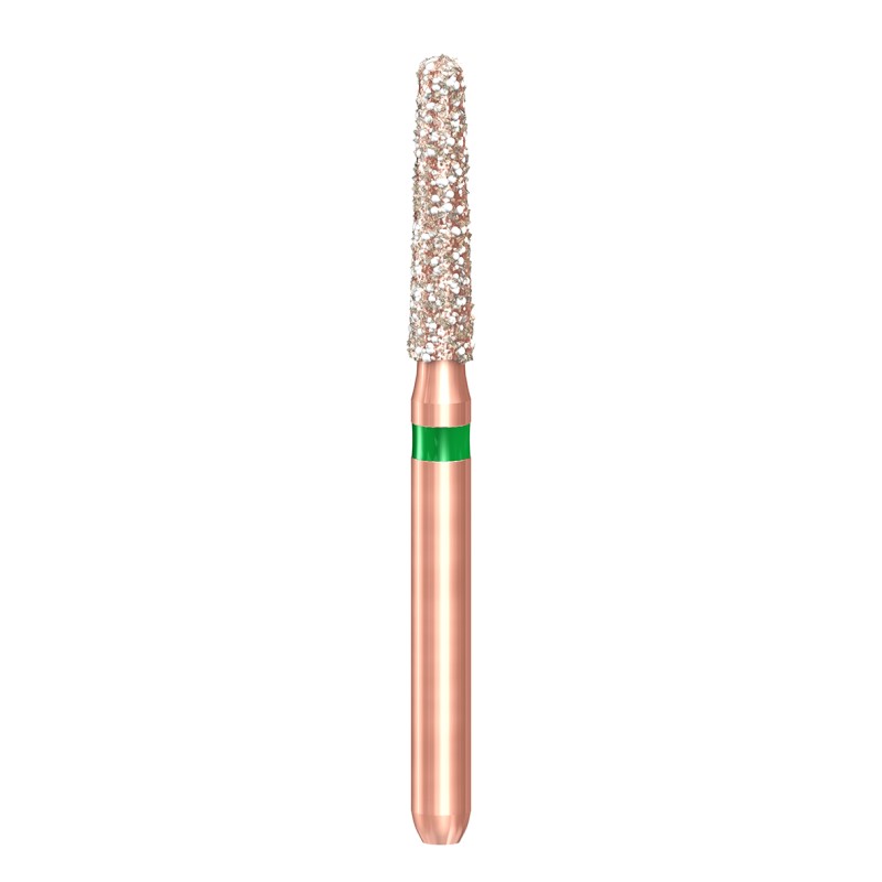 KP6847KR.314.016  KOMET FRESA DIAMANTE CONICA HOMBRO REDONDEADO TURBINA ø 016  5 ud.