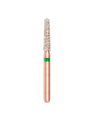 KP6847KR.314.018  KOMET FRESA DIAMANTE CONICA HOMBRO REDONDEADO TURBINA ø 018  5 ud.