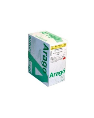 SUTURA ARAGO TB15 4/0 nylon 3/8 circulo tri. (19mm) 36 ud