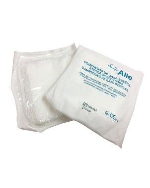 GASAS ALLE algodon esteriles 16x25cm 250 u