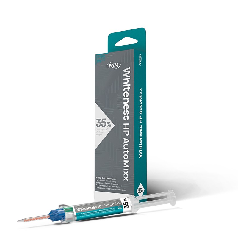 BLANQUEAMIENTO WHITENESS HP peroxido hidrogeno 35% automixx kit 5g