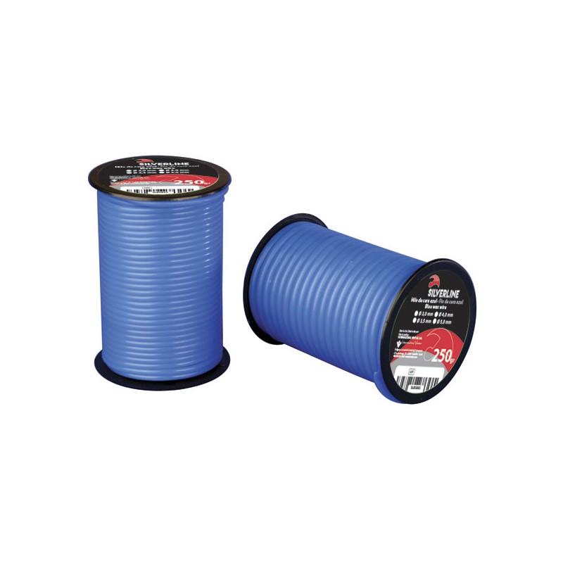 HILO CERA ROLLO AZUL Ø4mm. 250gr.
