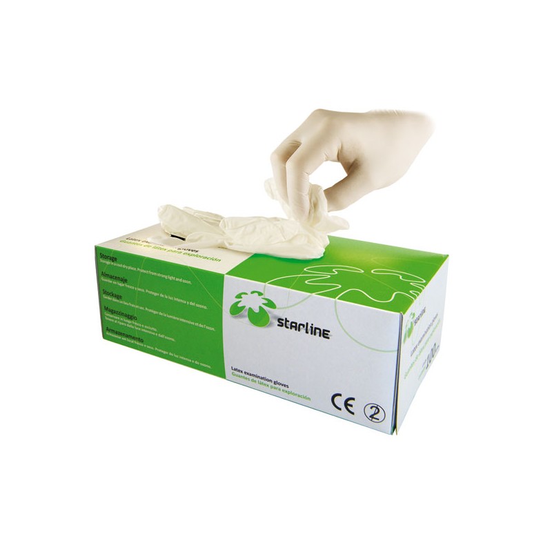 GUANTES LATEX X-PEQUEÑO 100uds.