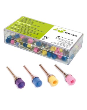 CEPILLO PROFILAXIS NYLON COLOR SDO. 100u