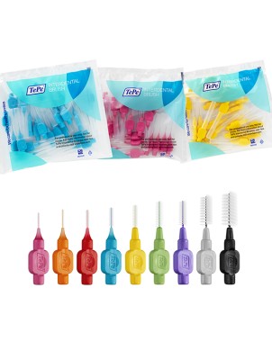 CEPILLO INTERDENTAL ROSA 0.4mm. BOLSA 25u.