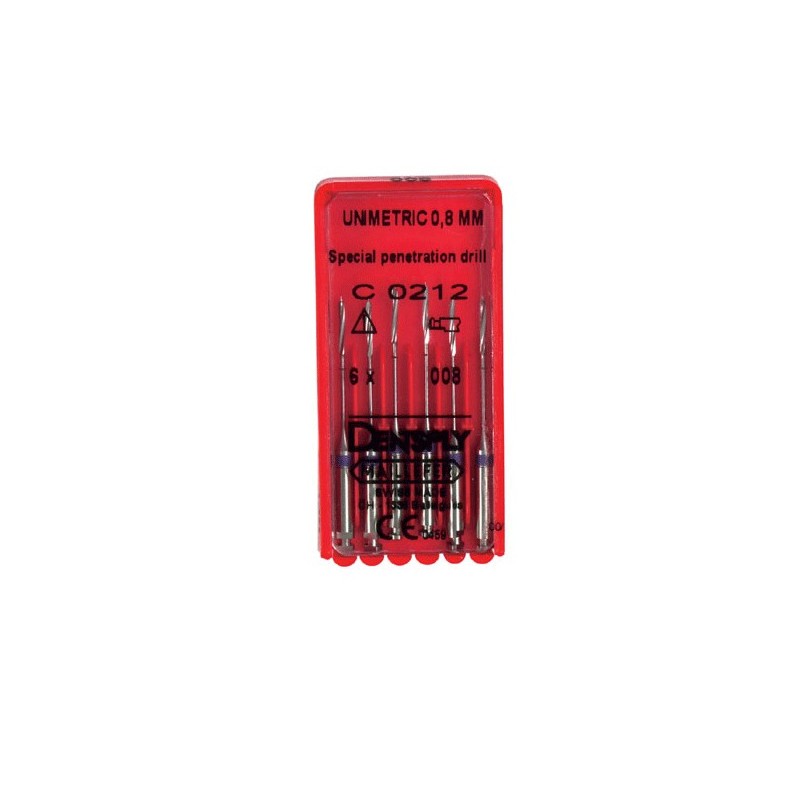 UNIMETRIC fresa penetracion 212/208 6 ud